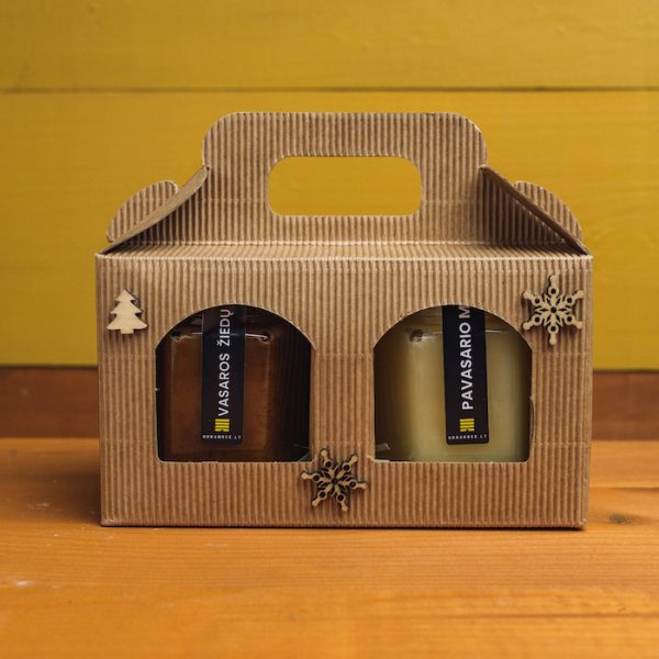 Medaus rinkinio dovanų dėžutė iš Urbanbee.lt bityno